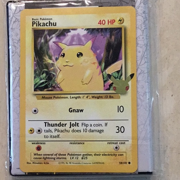 Pokemon Binder 2021 25th Anniversary Collector’s Album Celebrations Pikachu Card - Picture 8 of 9